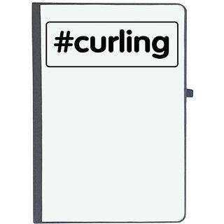                       UDNAG Ruled Notebook Diary '| curling 2', [A5 80Pages 80GSM]                                              