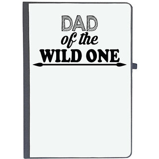                       UDNAG Ruled Notebook Diary 'Father | dad of the wild one', [A5 80Pages 80GSM]                                              