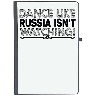                       UDNAG Ruled Notebook Diary 'Dance | dance like russia isn't', [A5 80Pages 80GSM]                                              