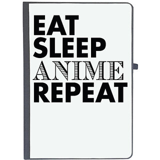                       UDNAG Ruled Notebook Diary 'Anime | eat sleep anime repeat', [A5 80Pages 80GSM]                                              