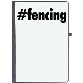                       UDNAG Ruled Notebook Diary '| fencing', [A5 80Pages 80GSM]                                              