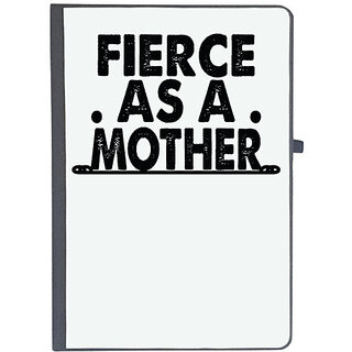 UDNAG Ruled Notebook Diary 'Mother | fierce as a mother', [A5 80Pages 80GSM]