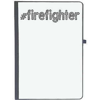                       UDNAG Ruled Notebook Diary '| firefighter', [A5 80Pages 80GSM]                                              
