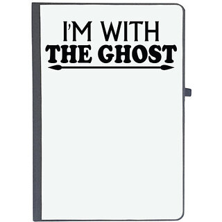                       UDNAG Ruled Notebook Diary 'Ghost | i am the ghost', [A5 80Pages 80GSM]                                              