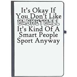                       UDNAG Ruled Notebook Diary 'Basketball | it is okay if you do not like basketball', [A5 80Pages 80GSM]                                              