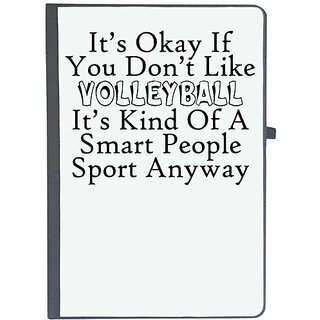                       UDNAG Ruled Notebook Diary 'Volleyball | it is okay if you do not like volleyball', [A5 80Pages 80GSM]                                              