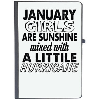                       UDNAG Ruled Notebook Diary 'Girls | january girls', [A5 80Pages 80GSM]                                              