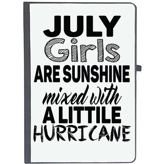                       UDNAG Ruled Notebook Diary 'Girls | july girls are sunshine mixed with', [A5 80Pages 80GSM]                                              