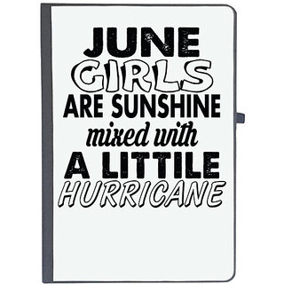                       UDNAG Ruled Notebook Diary 'Girls | june girls', [A5 80Pages 80GSM]                                              