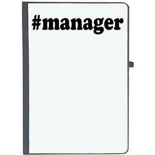                       UDNAG Ruled Notebook Diary '| manager', [A5 80Pages 80GSM]                                              