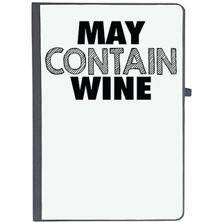                       UDNAG Ruled Notebook Diary 'May, Wine | may contain wine', [A5 80Pages 80GSM]                                              