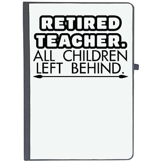                       UDNAG Ruled Notebook Diary 'Teacher student | retired teacher', [A5 80Pages 80GSM]                                              