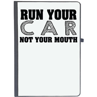                       UDNAG Ruled Notebook Diary 'Car | run your c a r not your mouth', [A5 80Pages 80GSM]                                              