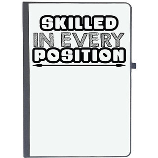                       UDNAG Ruled Notebook Diary 'Position | skilled in every position 2', [A5 80Pages 80GSM]                                              