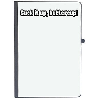                       UDNAG Ruled Notebook Diary 'Buttercup | suck it up, buttercup', [A5 80Pages 80GSM]                                              