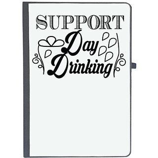                       UDNAG Ruled Notebook Diary 'Drinking | support day drinking', [A5 80Pages 80GSM]                                              