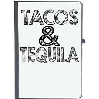                       UDNAG Ruled Notebook Diary 'Tequila | tacos & tequila', [A5 80Pages 80GSM]                                              