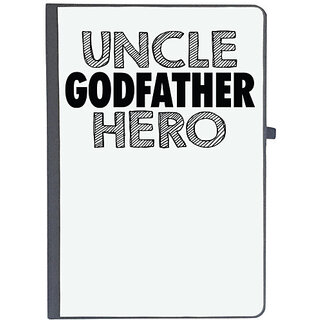                       UDNAG Ruled Notebook Diary 'father | uncle father hero', [A5 80Pages 80GSM]                                              