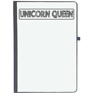                       UDNAG Ruled Notebook Diary 'unicorn queen | unicorn queen', [A5 80Pages 80GSM]                                              