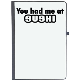                       UDNAG Ruled Notebook Diary 'SUSHI | you had me at sushi-a', [A5 80Pages 80GSM]                                              