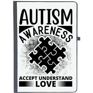                       UDNAG Ruled Notebook Diary 'Autism | Autism awareness', [A5 80Pages 80GSM]                                              