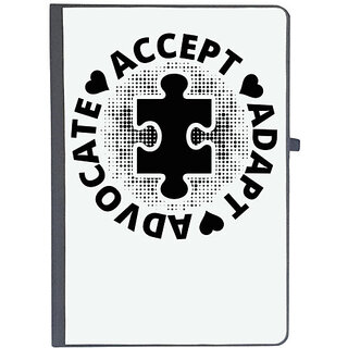                       UDNAG Ruled Notebook Diary 'Accept Advocate Adapt | Accept', [A5 80Pages 80GSM]                                              