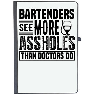                       UDNAG Ruled Notebook Diary 'Bartender | Bartenders see more', [A5 80Pages 80GSM]                                              