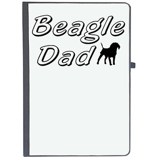                       UDNAG Ruled Notebook Diary 'Father | beaegle dad', [A5 80Pages 80GSM]                                              