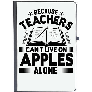                       UDNAG Ruled Notebook Diary 'Teacher | Because teacher', [A5 80Pages 80GSM]                                              