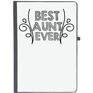                       UDNAG Ruled Notebook Diary 'Aunt | best aunt ever', [A5 80Pages 80GSM]                                              