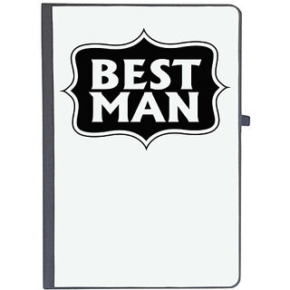                       UDNAG Ruled Notebook Diary 'Man | best man', [A5 80Pages 80GSM]                                              