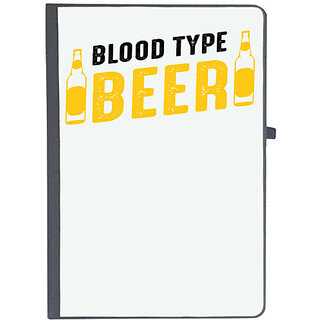                       UDNAG Ruled Notebook Diary 'Beer | Blood type Beer', [A5 80Pages 80GSM]                                              