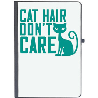                       UDNAG Ruled Notebook Diary 'Cat | cat hair dont care', [A5 80Pages 80GSM]                                              