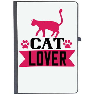                       UDNAG Ruled Notebook Diary 'Cat | cat lover 01', [A5 80Pages 80GSM]                                              