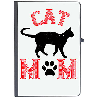                       UDNAG Ruled Notebook Diary 'mother | cat mom,', [A5 80Pages 80GSM]                                              