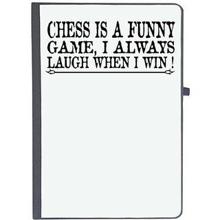                       UDNAG Ruled Notebook Diary 'Chess | chess a funny', [A5 80Pages 80GSM]                                              