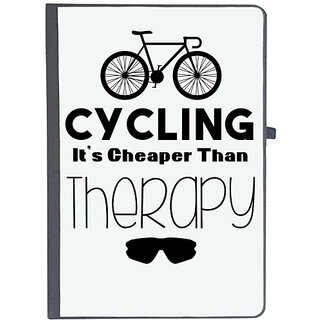                       UDNAG Ruled Notebook Diary 'Cycling | ycling it's Cheaper', [A5 80Pages 80GSM]                                              