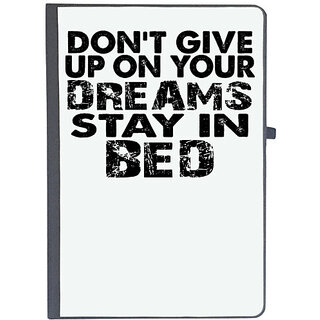                       UDNAG Ruled Notebook Diary 'Never Give up | don't give up on', [A5 80Pages 80GSM]                                              