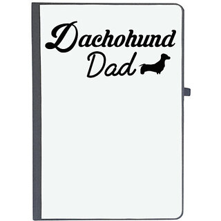                       UDNAG Ruled Notebook Diary 'Father | dachohund dad', [A5 80Pages 80GSM]                                              