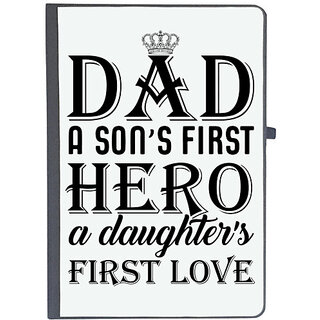                       UDNAG Ruled Notebook Diary 'Father | Dad', [A5 80Pages 80GSM]                                              