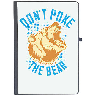                       UDNAG Ruled Notebook Diary 'The Bear | Dont poke the bear', [A5 80Pages 80GSM]                                              