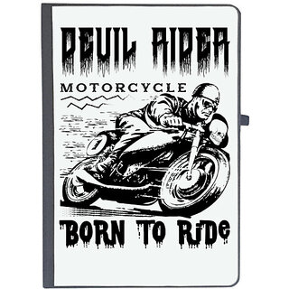                       UDNAG Ruled Notebook Diary 'Rider | Devil rider', [A5 80Pages 80GSM]                                              