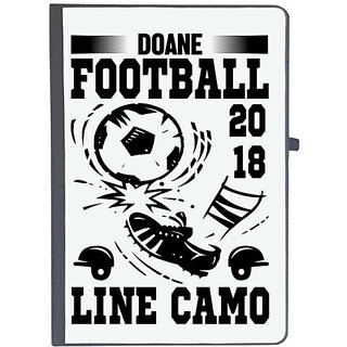                       UDNAG Ruled Notebook Diary 'Football | Doane football', [A5 80Pages 80GSM]                                              