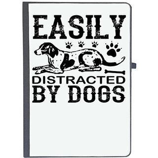                       UDNAG Ruled Notebook Diary 'Dog | Easily', [A5 80Pages 80GSM]                                              