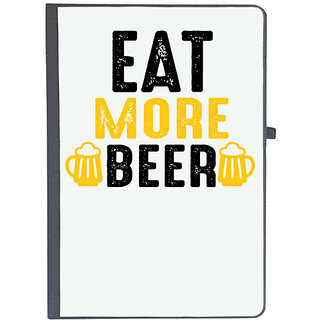                       UDNAG Ruled Notebook Diary 'Beer | Eat More beer', [A5 80Pages 80GSM]                                              