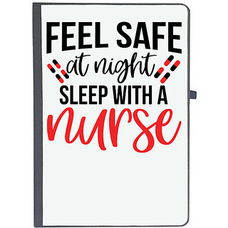                       UDNAG Ruled Notebook Diary 'Nurse | Feel Save', [A5 80Pages 80GSM]                                              