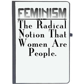                       UDNAG Ruled Notebook Diary 'Feminism | eminism the radical', [A5 80Pages 80GSM]                                              