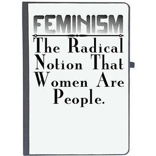                       UDNAG Ruled Notebook Diary 'Feminism | feminism the radical.', [A5 80Pages 80GSM]                                              