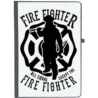                       UDNAG Ruled Notebook Diary 'Fire fighter | Fire Fighter', [A5 80Pages 80GSM]                                              