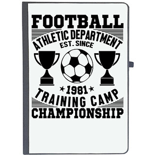                       UDNAG Ruled Notebook Diary 'Football | Football athletic', [A5 80Pages 80GSM]                                              